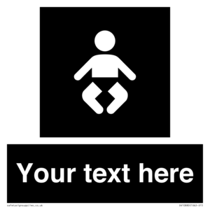 Custom information: black panel baby change